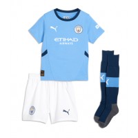 Camiseta Manchester City Bernardo Silva #20 Primera Equipación para niños 2024-25 manga corta (+ pantalones cortos)